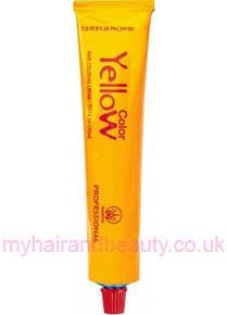 Yellow Hair Coloring Cream 3.42 O (8.4 LGHT COOPER BLONDE)