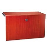 Corsica Desk-to-Credenza Bridge w/Modesty Panel, 48wx21dx26h, Sierra Cherry (TIFCBDGCRY)