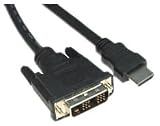 Max Value HDMI 19 Pin Male to Single Link DVI-D Male, 2 Mtrs, Black