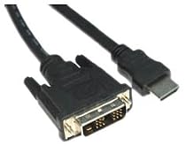 Max Value HDMI 19 Pin Male to Single Link DVI-D Male, 2 Mtrs, Black