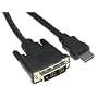 Max Value HDMI 19 Pin Male to Single Link DVI-D Male, 2 Mtrs, Black