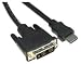 Max Value HDMI 19 Pin Male to Single Link DVI-D Male, 2 Mtrs, Black