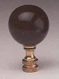 Finial Showcase Black Ceramic Finial- PC64-1/PC64-1
