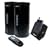 Audio Unlimited Premium 900MHz Wireless Indoor/Outdoor Speakers withRemote and Dual Power Transmitter (Black)