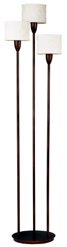 Kenroy Home 30673ORB 3 Light Crush Torchiere, Oil Rubbed Bronze On Sale
