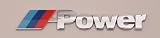 BMW ///M Power Trunk Side 3d Emblem Badge
