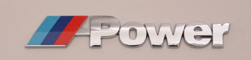 BMW ///M Power Trunk Side 3d Emblem Badge