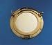 Nautical Brass Ship Captain Decoration Porthole Cover Mirror 12" Bathroom Decor Maritime