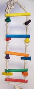 Zoo Max DUS45 Cotton Ladder 25in Bird Toy