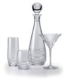 Vera Wang Crystal Blanc Sur Blanc Decanters