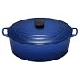 Le Creuset Enameled Cast-Iron 6-3/4-Quart Oval French Oven, Cobalt Blue