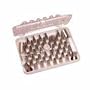 Ateco 55-Piece Plastic Decorating Tube Set with Hinged Storage Box