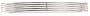 American Fluorescent BBV225SAE8 Bilbao Vanity, Smooth White Acrylic Diffuser with Satin Aluminum Lines, 44-Inches 25W