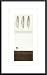 3 Leaves by Ally Gore u.Robertz Reader 23.50X11.75 Framed with Black Metal Frame