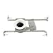 3-inch Recessed Housing Kit with Baffle Interior Image