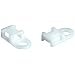 Panduit TA1S8-C 4-Way Tie Anchor Mount, Screw Applied, Nylon 6.6, Indoors Environment, #8 Screw Mounting Method, Natural, 0.17" Hole Diameter (Pack of 100)