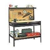 Gorilla Rack GR1902B Four-Foot Workbench with Single Drawer, Black