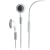 Stereo Headset /w Microphone for Apple iPhone 3G (White)