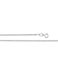 Sparkle Singapore 14K White Gold 20 Inch