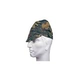 Camouflage Welding Caps - Size 7 1/4 - One Dozen