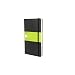 Moleskine Plain Notebook Large: Large Size. Blanko. Mit Falttasche f�r Notizen. Gummiband-Verschlu�