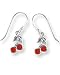Boma Red Coral Cherries Earrings
