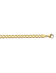 CleverEves 10K Yellow Gold 200 Light Open Curb Chain