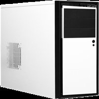 White/Black NZXT Classic Series Source 210 ATX Mid-Tower Computer Cas