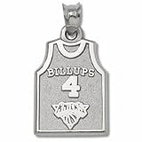 Chauncey Billups New York Knicks #4 5/8" Jersey Pendant - Sterling Silver Jewelry