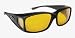 This debonair metal frame offers stainless steel temples, comfortable adjustable nose pads and spring hinges. Frame size is 52-18-135. Available in Brown/Gold