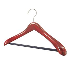 Cherry Wood Wide Shoulder Suit Hanger
