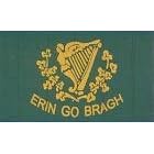 Ireland "Erin Go Bragh" Flag - 3 foot by 5 foot Polyester (NEW)
