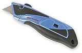 Westward 1YJD5 Retractable Utility Knife, 6 1/2 In, Gray