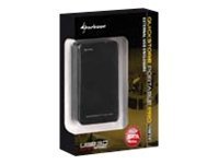 Sharkoon Quickstore Portable extern Festplatte Geh&auml;use SATA 6,4 cm ( 2,5 Zoll) USB 3.0 sch Preisvergleich
