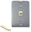 Stainless Steel Wall Plate SS 6P6C (ICC-IC630DA6SS)