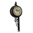 Durocraft Small Wrought Iron Two Sided Wall Clock