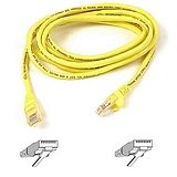 Belkin 6ft CAT5E 350Mhz Yello Patch Cord ( A3L791-06-YLW-S )
