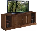 Riverside Furniture 490K Calais 82" Sliding Door Console in Old American Oak