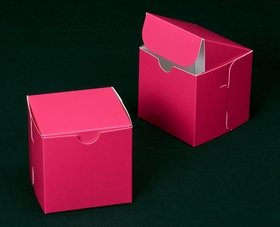 Dress My Cupcake Single Standard Pink Cupcake Box and Holder (Without Window), Set of 100 - Holder, Box, Carrier, Display