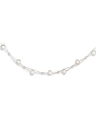 Double Strand Cultured Freshwater Pearl Necklace - 16 inches
