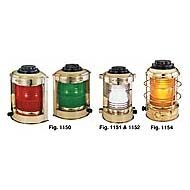 Figs. 1150-54 Galvanized Commercial Navigation Lights Yellow Towing Light
