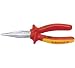 VDE SNIPE NOSE PLIER 160MM