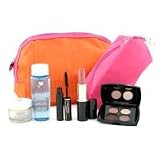 Lancome Travel Makeup Set Absolue Cream + Bi-Facil + Lipstick + Mascara 7 pc Absolue Premium Bx Cream + Bi-Facil + Mascara + Lipstick + Eye Shadow + 2 Bag
