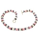 Golden South Sea Pearls and Pink Opal Necklace