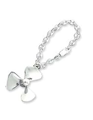 Sterling Silver Anchor Key Ring