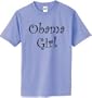 OBAMA GIRL on Youth & Adult 100% Heavy Cotton T-Shirt (CLOSEOUT)