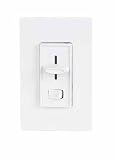 Lutron #S-600PH-WH White SP Slide Dimmer