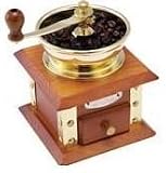 Retro Kaffeemühle aus Holz Antik Kaffee Nostalgie Alte
