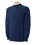Ultra Cotton Long-Sleeve Mock T-shirt