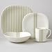 BLOCK Cabana Green Ironstone 4pc Place Setting